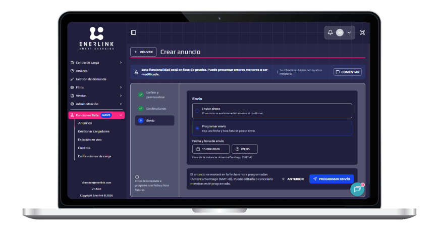 CMS Anuncios 5 programación