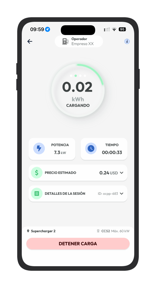 Interfaz carga en curso 2